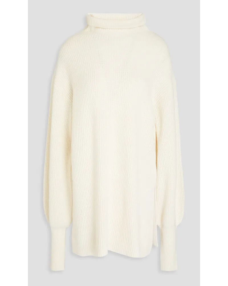By Malene Birger Camila ribbed cashmere turtleneck sweater - White White