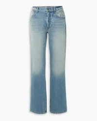 GAUCHERE Cutout low-rise straight-leg jeans - Blue Blue