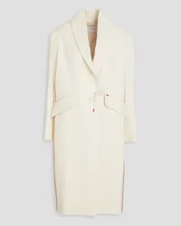 Zimmermann Cotton and linen-blend coat - White White