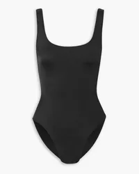 Norma Kamali Mio lace-up swimsuit - Black Black