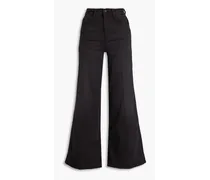 Le Pixie Palazo high-rise wide-leg jeans - Black