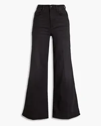 Frame Denim Le Pixie Palazo high-rise wide-leg jeans - Black Black