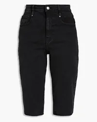 ba&sh Bermuda denim shorts - Black Black