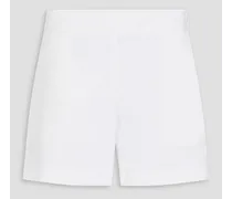 Linen-blend shorts - White