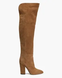 Sergio Rossi Scarlett suede over-the-knee boots - Brown Brown