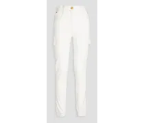 High-rise skinny jeans - White