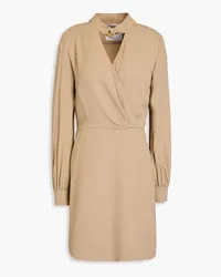 Moschino Crepe mini dress - Neutral Neutral