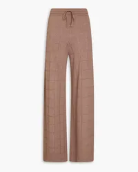 NAADAM Pointelle-knit wide-leg pants - Neutral Neutral