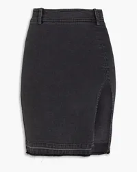 Zeynep Arcay Denim mini skirt - Gray Gray