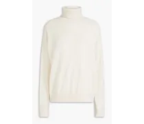 Cashmere turtleneck sweater - White