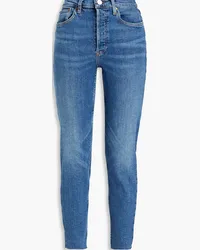 RE/DONE 90s Ankle Crop high-rise skinny jeans - Blue Blue