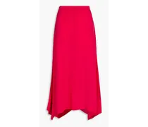 Naya silk crepe de chine midi skirt - Pink