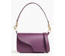 Corsina leather shoulder bag - Purple