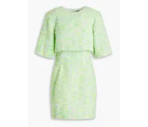 Tweed mini dress - Green
