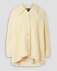 A.W.A.K.E. Oversized faux shearling jacket - White White