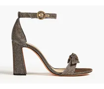 Lamé sandals - Metallic