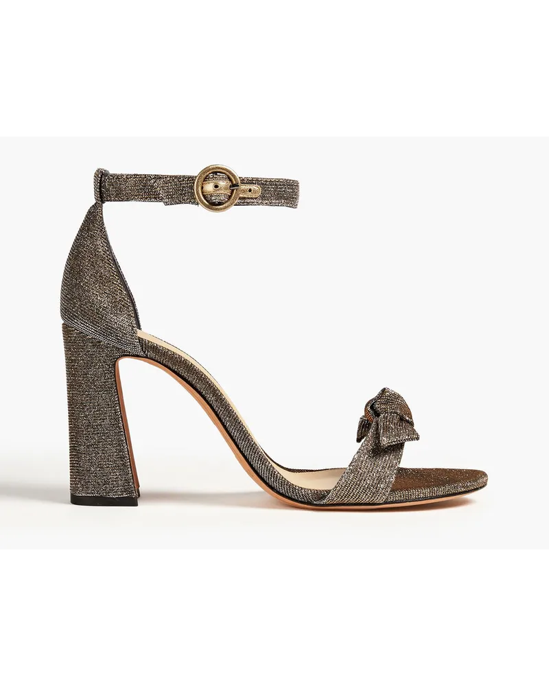 Alexandre Birman Lamé sandals - Metallic Metallic