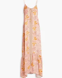 Sensi Studio Printed twill coverup - Pink Pink