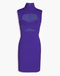 Hervé Léger Cutout bandage mini dress - Blue Blue