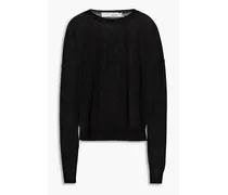 Linen-blend sweater - Black