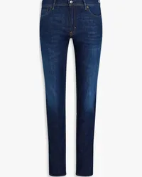 Acne Studios Skinny-fit faded whiskered denim jeans - Blue Blue