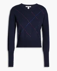 Autumn Cashmere Crystal-embellished cashmere sweater - Blue Blue