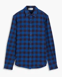 Alex Mill Checked cotton-flannel shirt - Blue Blue