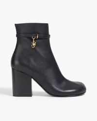 J.W.Anderson Buckled leather ankle boots - Black Black