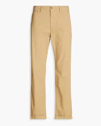 Slowear Incotex herringbone cotton-blend jacquard chinos - Neutral Neutral