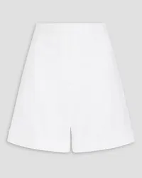 Theory Cotton-blend piqué shorts - White White