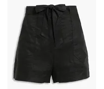 Taimee linen shorts - Black