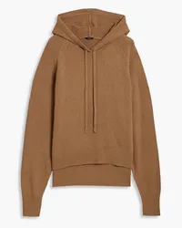 Joseph Silk-blend hoodie - Brown Brown