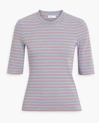 Rosetta Getty Striped cotton-jersey T-shirt - Blue Blue