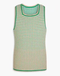 Jacquemus Macio jacquard-knit cotton-blend tank - Neutral Neutral