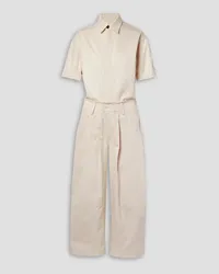 Rivet Utility New Yorker cotton-canvas jumpsuit - White White