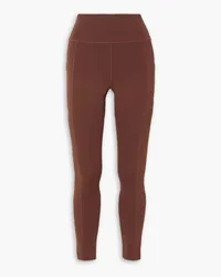 Abysse Earle stretch-REPREVE leggings - Brown Brown