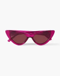 ATTICO Cat-eye acetate sunglasses - Pink Pink