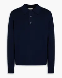 Sandro Wool-blend polo sweater - Blue Blue