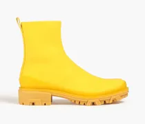 Shiloh rubber-trimmed neoprene rain boots - Yellow