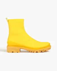 Rag & Bone Shiloh rubber-trimmed neoprene rain boots - Yellow Yellow