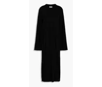 Cashmere midi dress - Black
