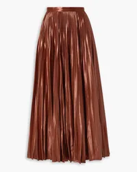 Altuzarra Sif plissé-lamé maxi skirt - Metallic Metallic