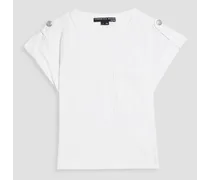 Eletra stretch-cotton jersey T-shirt - White