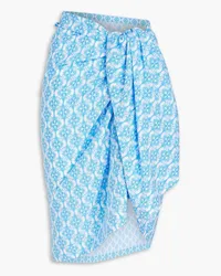 Melissa Odabash Printed woven pareo - Blue Blue