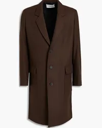 Frame Denim Wool-blend felt coat - Brown Brown