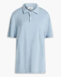 Sandro Linen polo shirt - Blue Blue