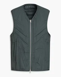 Y-3 Quilted shell vest - Blue Blue