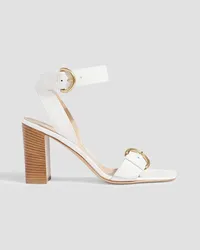 Gianvito Rossi Harper 85 leather sandals - White White