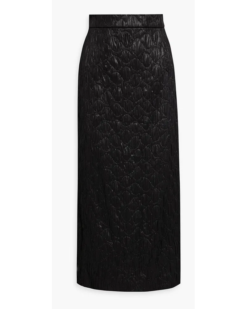 Roksanda Ilincic Ida matelassé midi pencil skirt - Black Black