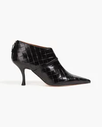 Malone Souliers Shiv 70 woven leather ankle boots - Black Black